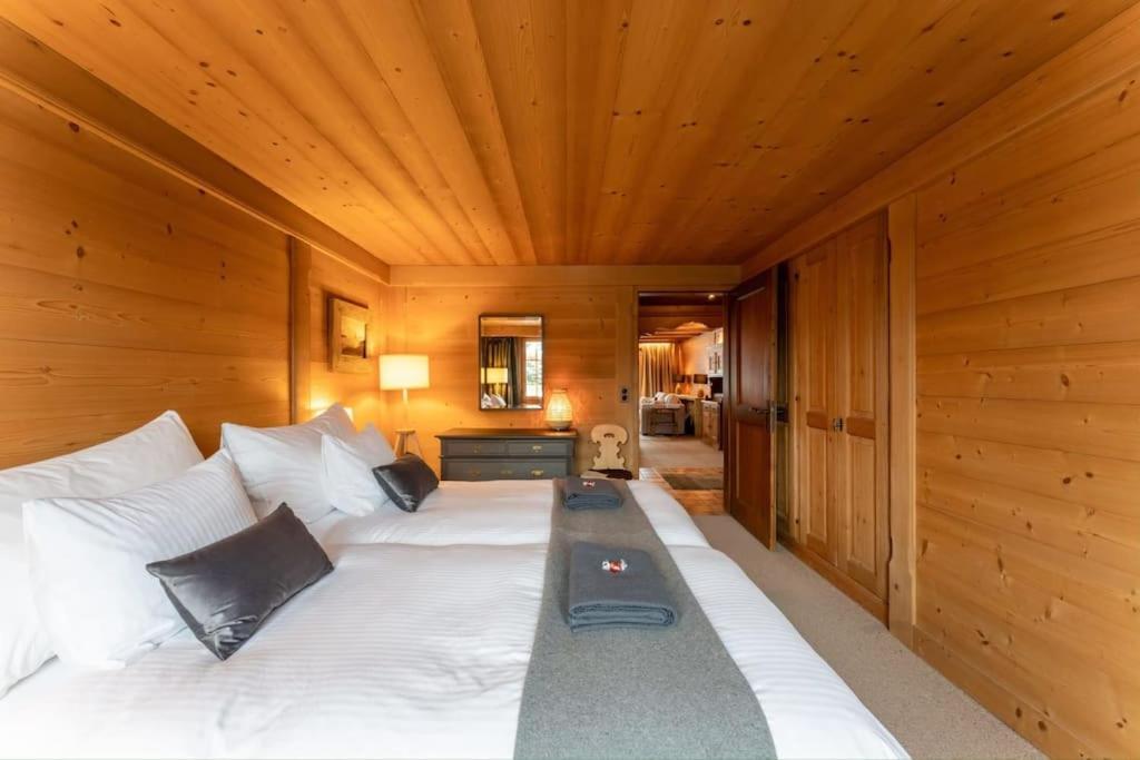 Charming Alpine Apartment Гштад Экстерьер фото